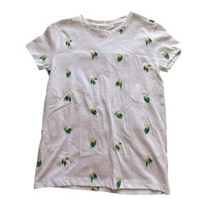 Workshop Republic Clothing Women’s XS White Tee Embroidered T-Shirt
